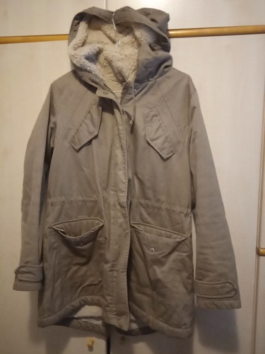 Giacca cappuccio parka verde - parka,