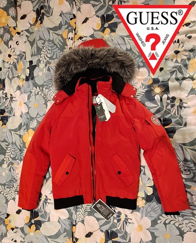 Guess giubbotto uomo rosso - guess,