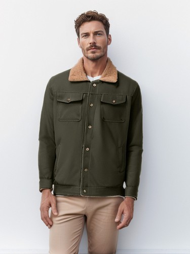 Giacca biker invernale - , cotone