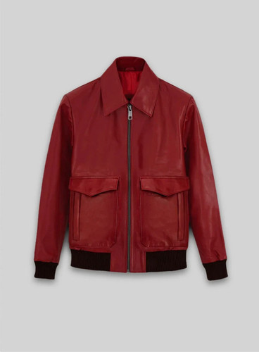 Giubbotto bomber uomo rosso