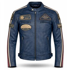 Giubbotto Moto in pelle da